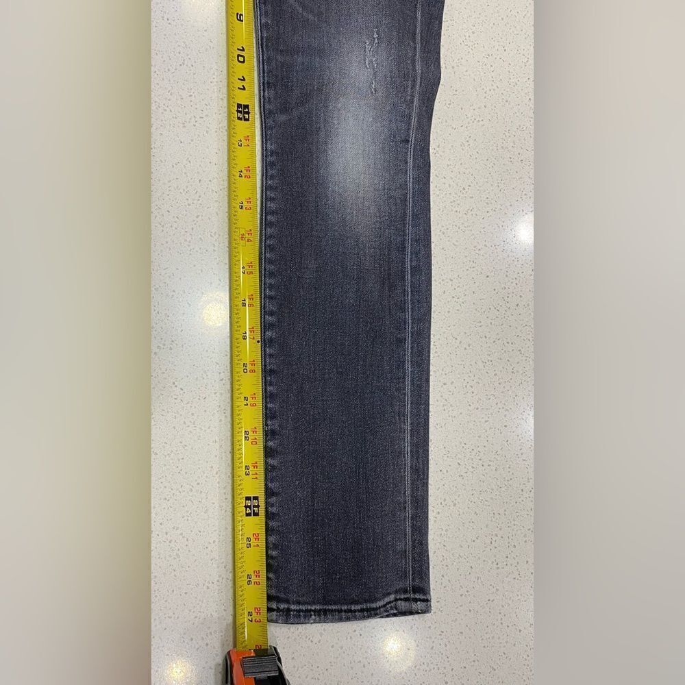 R13 Kate Skinny Jeans Orion Black 26x27 Made in Italy Distressed EUC - Picture 12 of 14